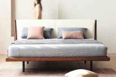 wooden bed for room